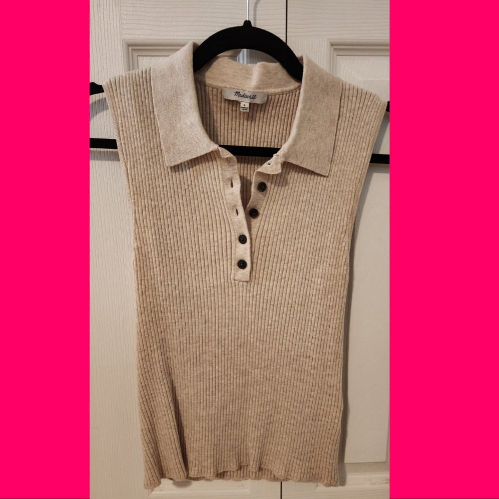 Madewell Tank Sweater-L